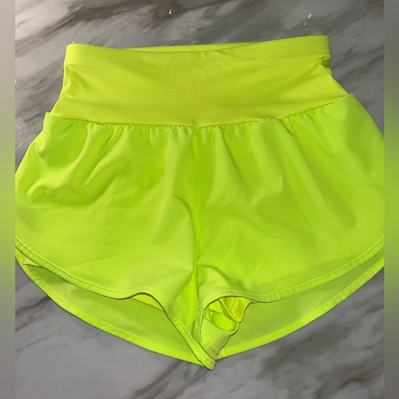 SHEIN neon green shorts S - Picture 2 of 5